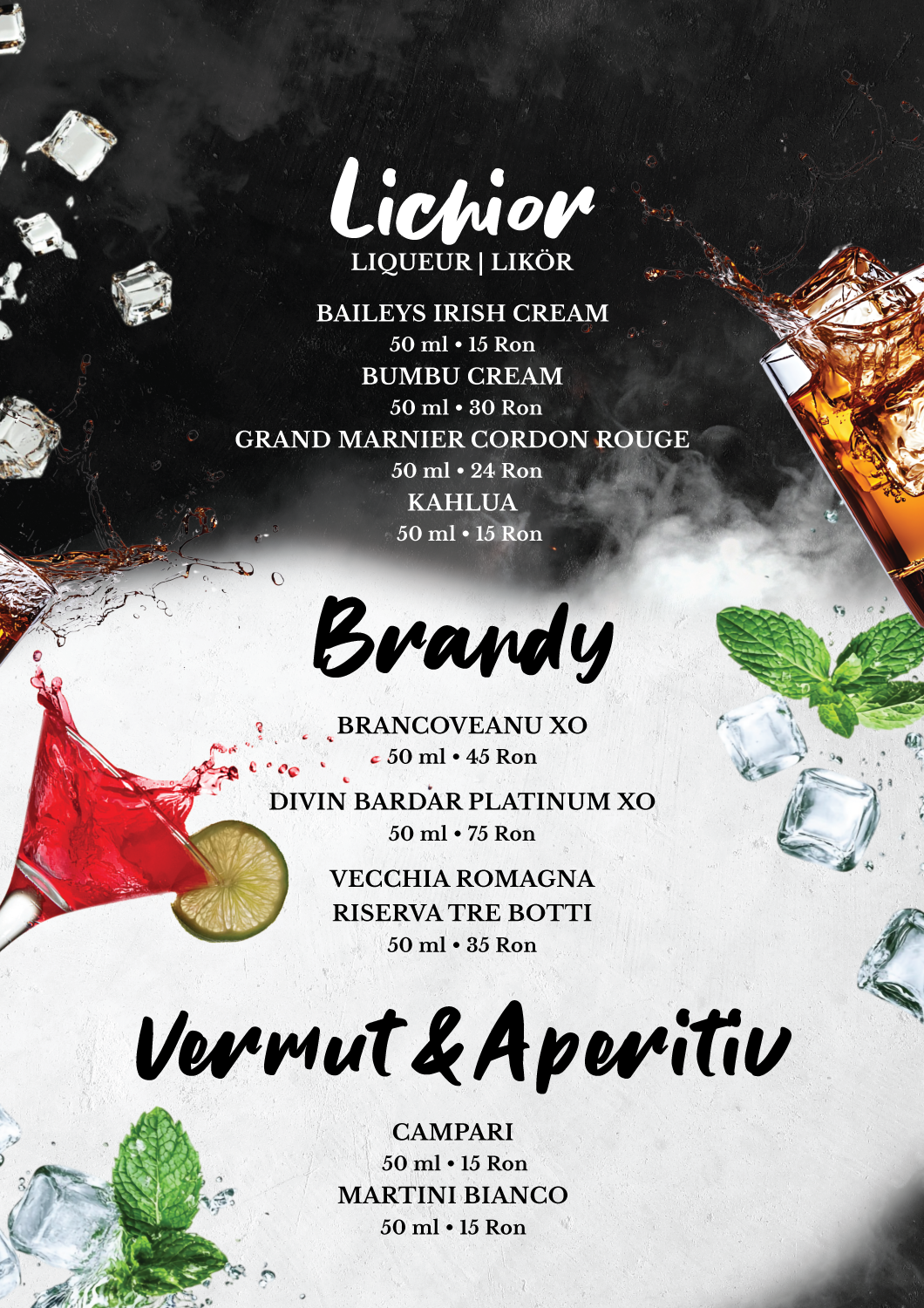 Lichior-Brandy-Vermut&Aperitiv